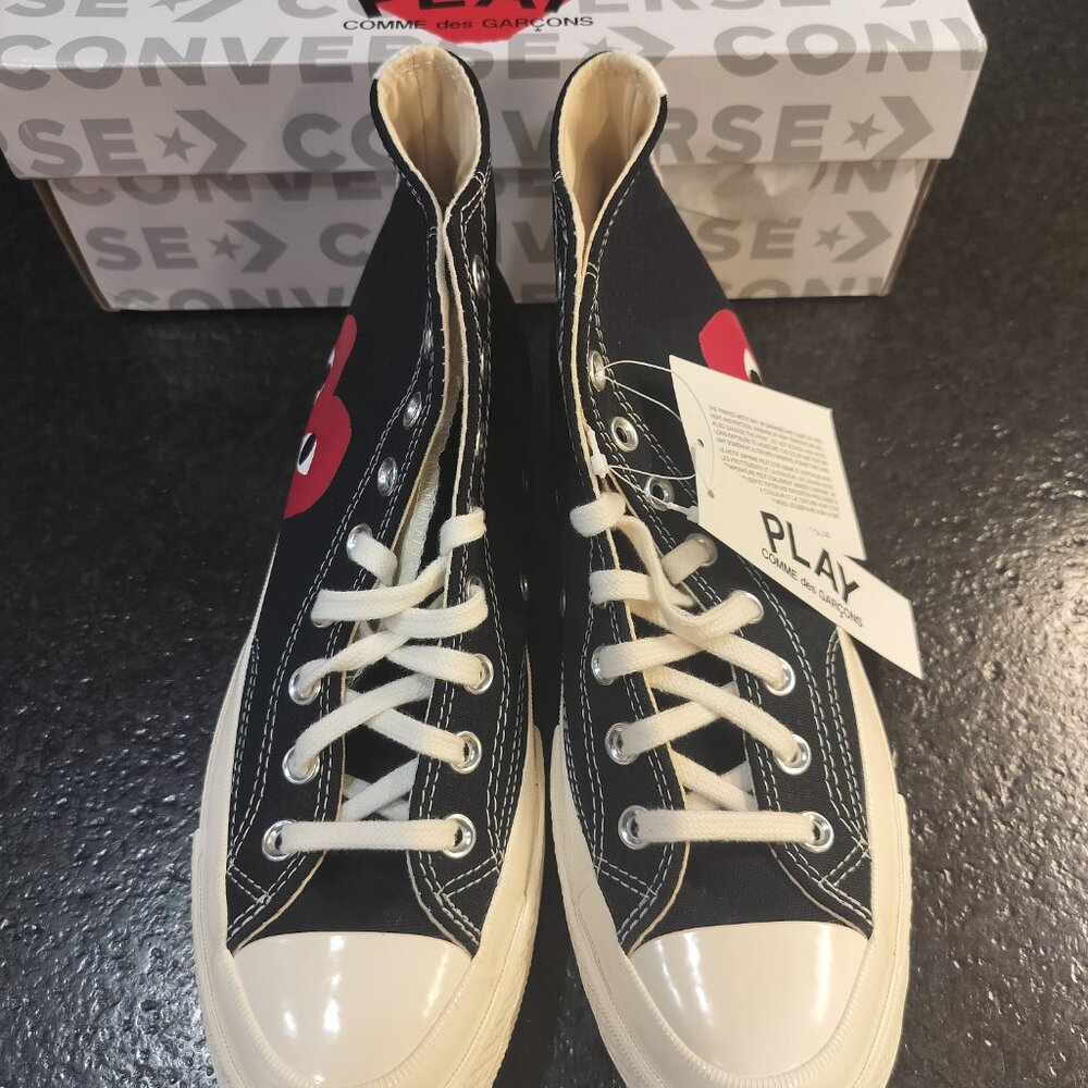Converse Chuck Taylor All Star High x Comme des Garcons Play 2015 US Men's 8 - Picture 2 of 9